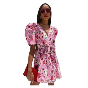 CeliaB Amethyst Wrap mini dress